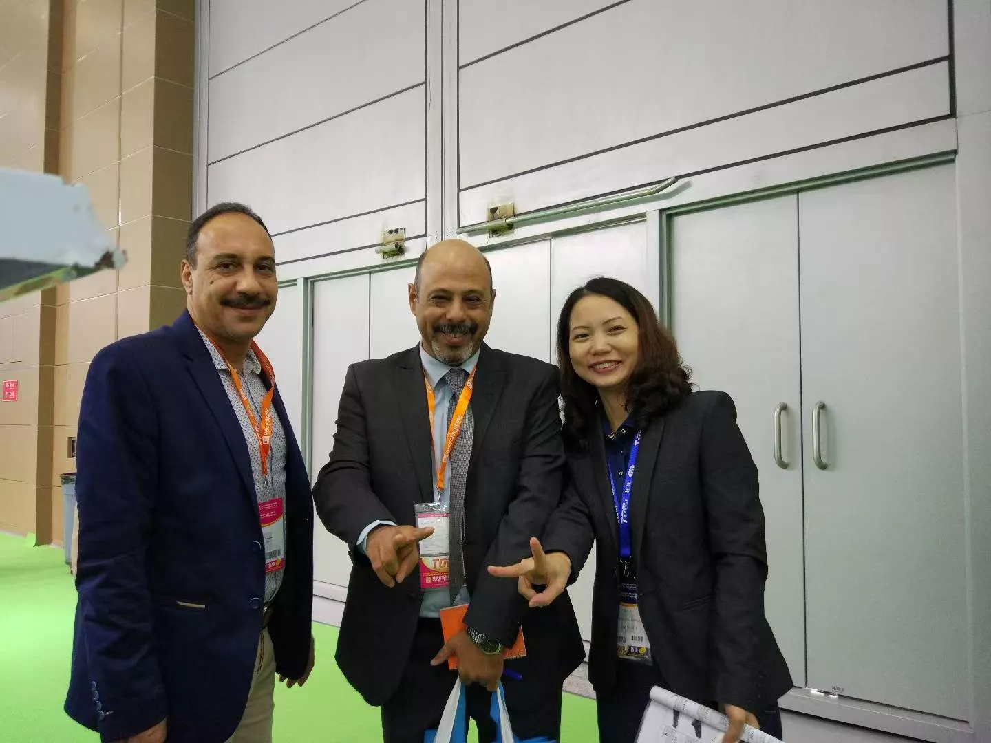 European Customers Visit Booth